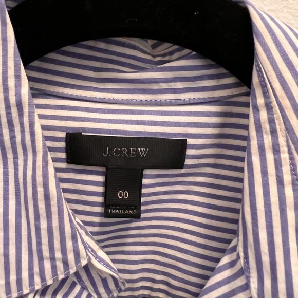 J crew COMME DES GARÇONS PLAY Blue & Black Heart Patch Shirt - Picture 7 of 7